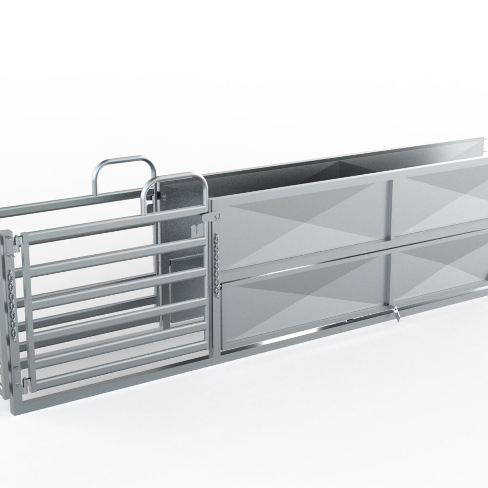Adjustable Vee Race with Draft & Gate