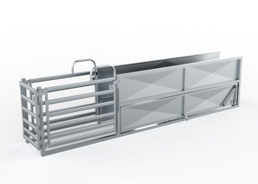 Adjustable Vee Race with Draft & Gate