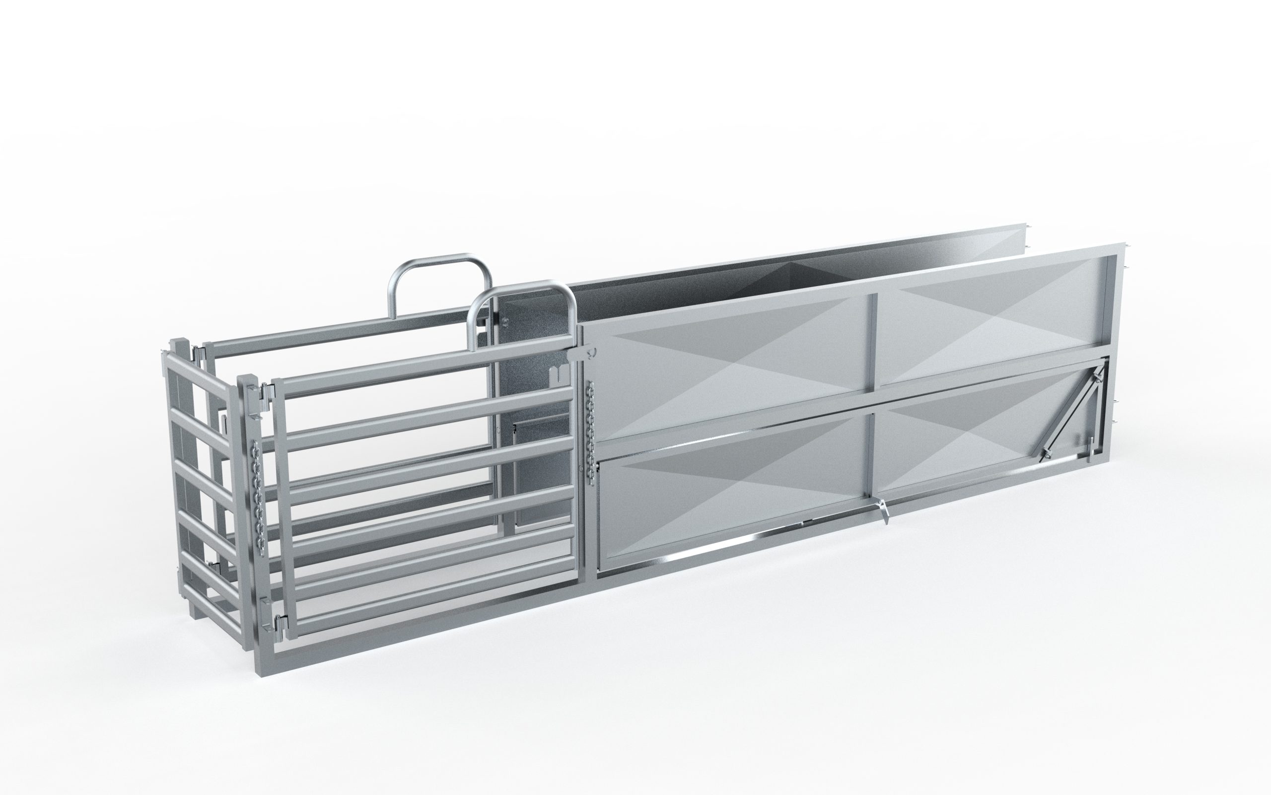 Adjustable Vee Race with Draft & Gate